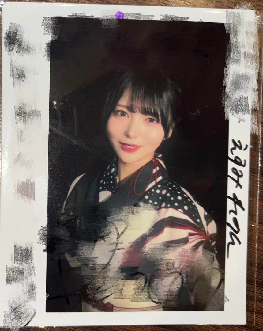 ニアジョイ 江角怜音 直筆チェキ