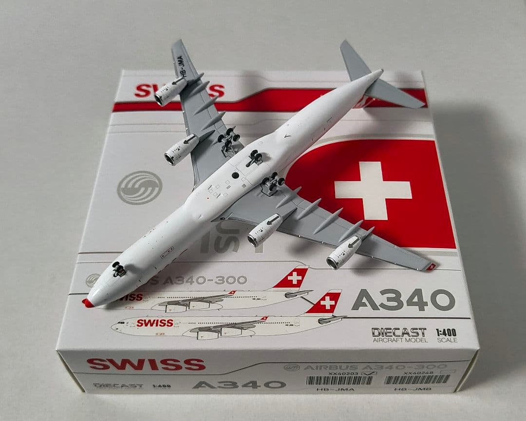 スイスインターナショナル A340-300 HB-JMA 1/400