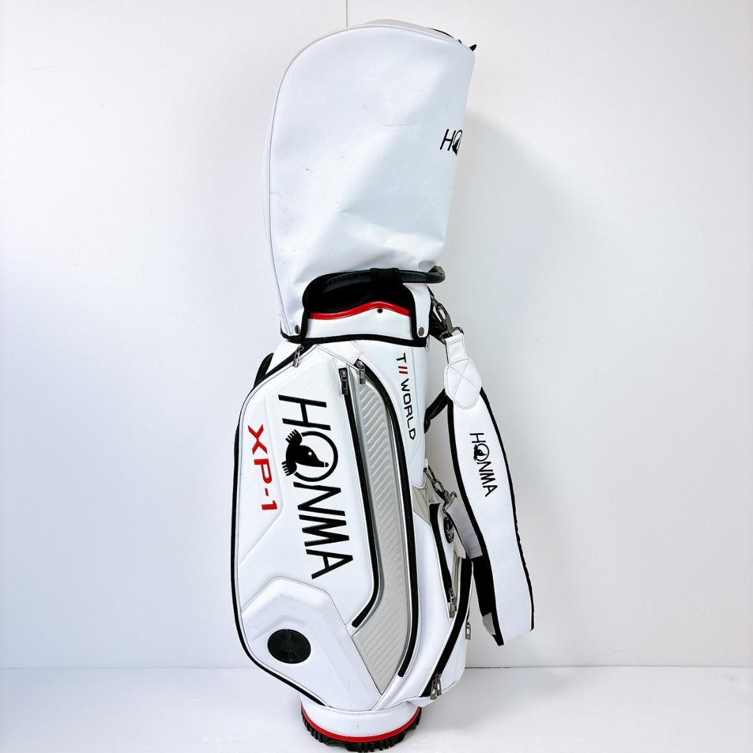 ホンマ　キャディバッグ　ホワイト／HONMA　本間ゴルフ　白　9型