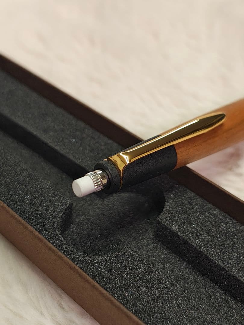 ボナンペン　山桜　真鍮金具　シャーペン