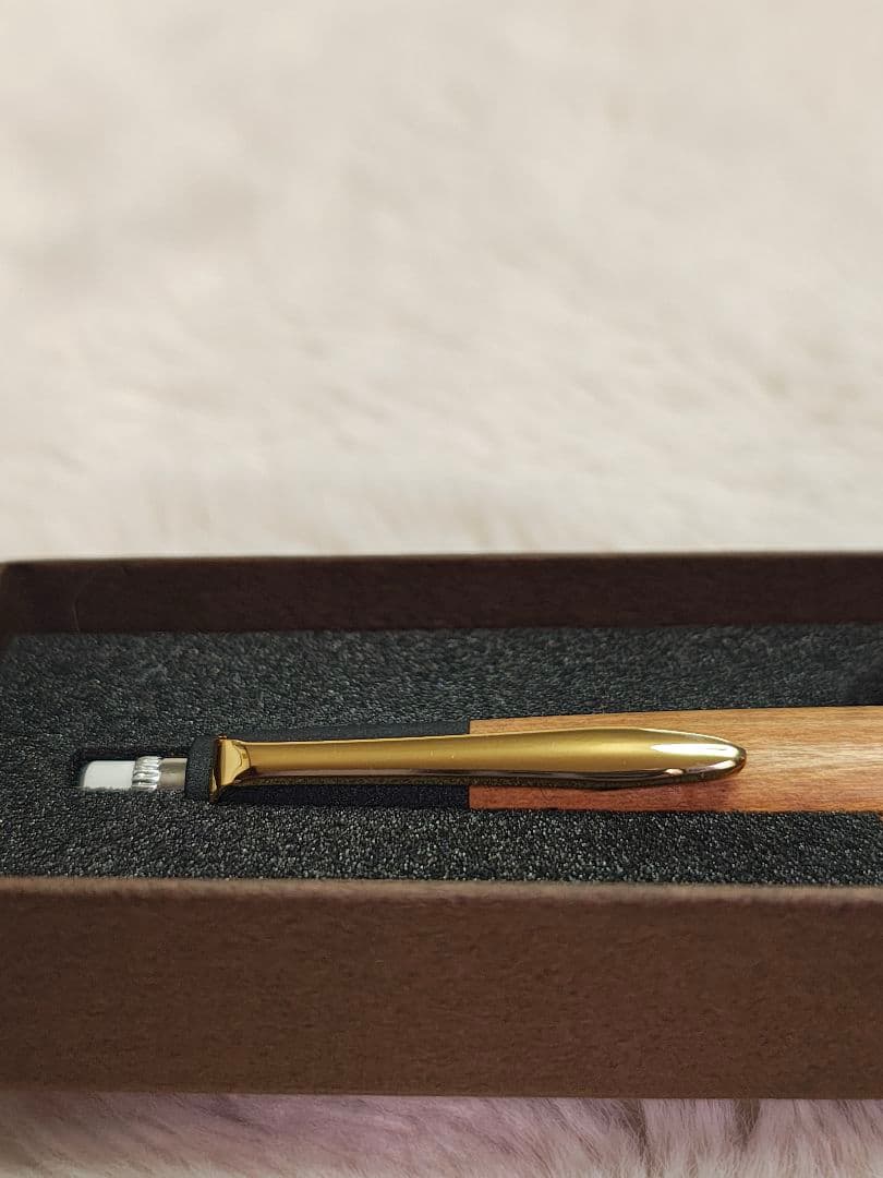 ボナンペン　山桜　真鍮金具　シャーペン