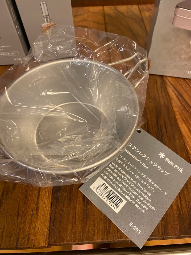 新品4点セット　peakノクターン　シェラカップ　トランギア　メスティン