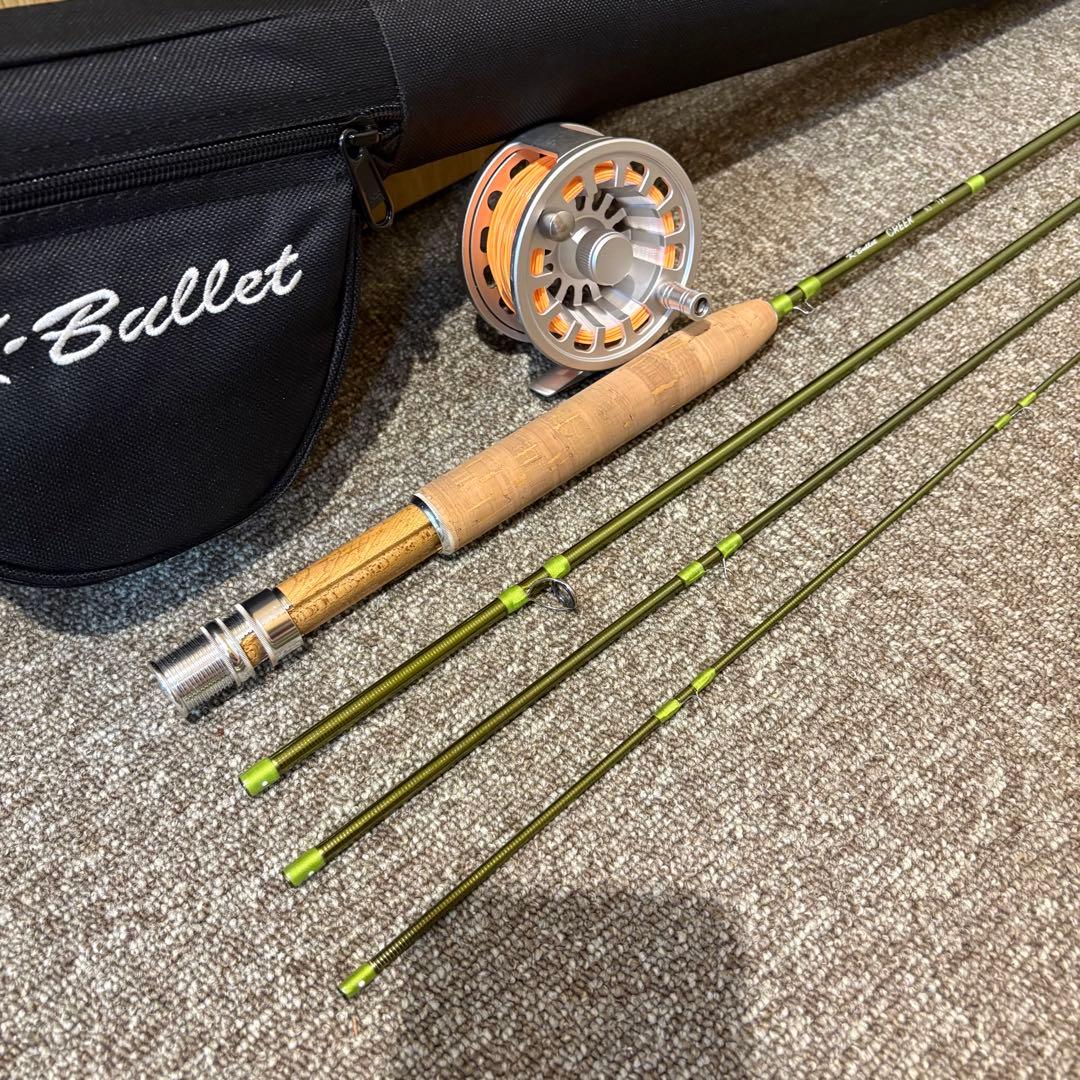 マ*メ様 K.Bullet Creek #3 フライフィッシング入門セット　7f