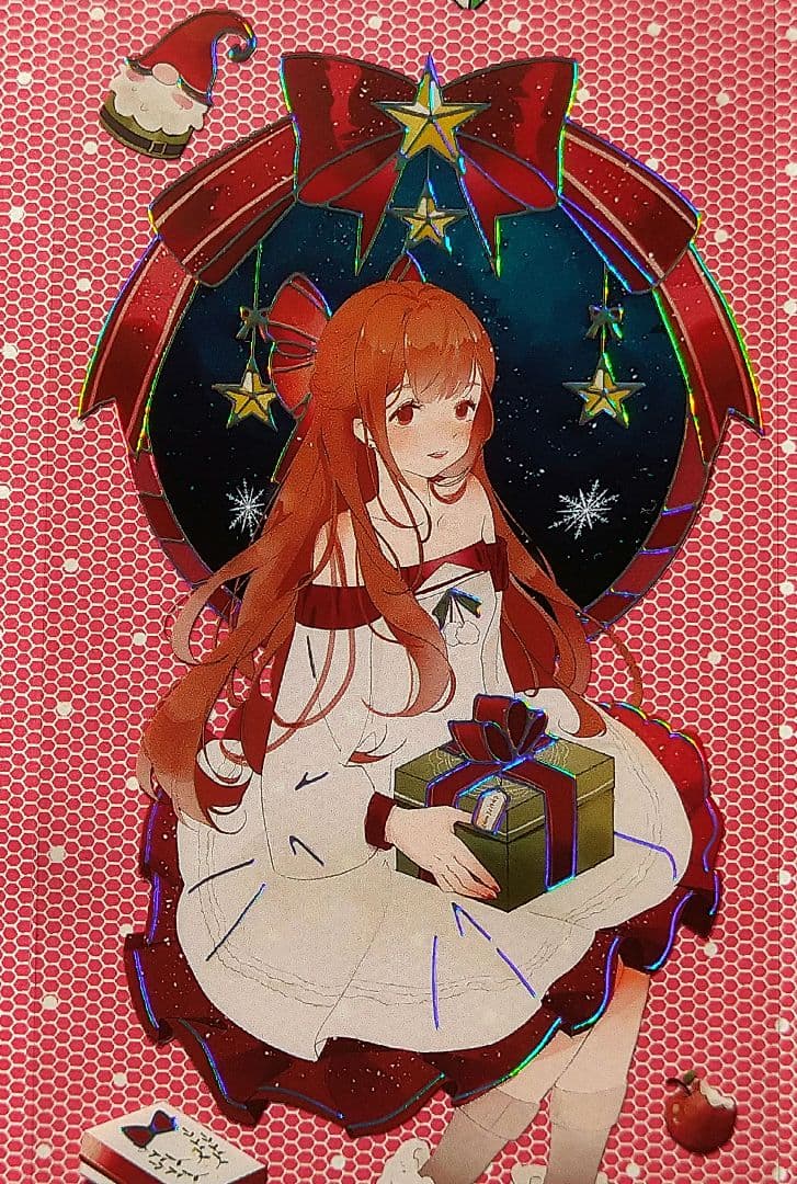 J75＃雪夜赠礼(镭射银)不睡觉切り売り海外人物マステ女の子