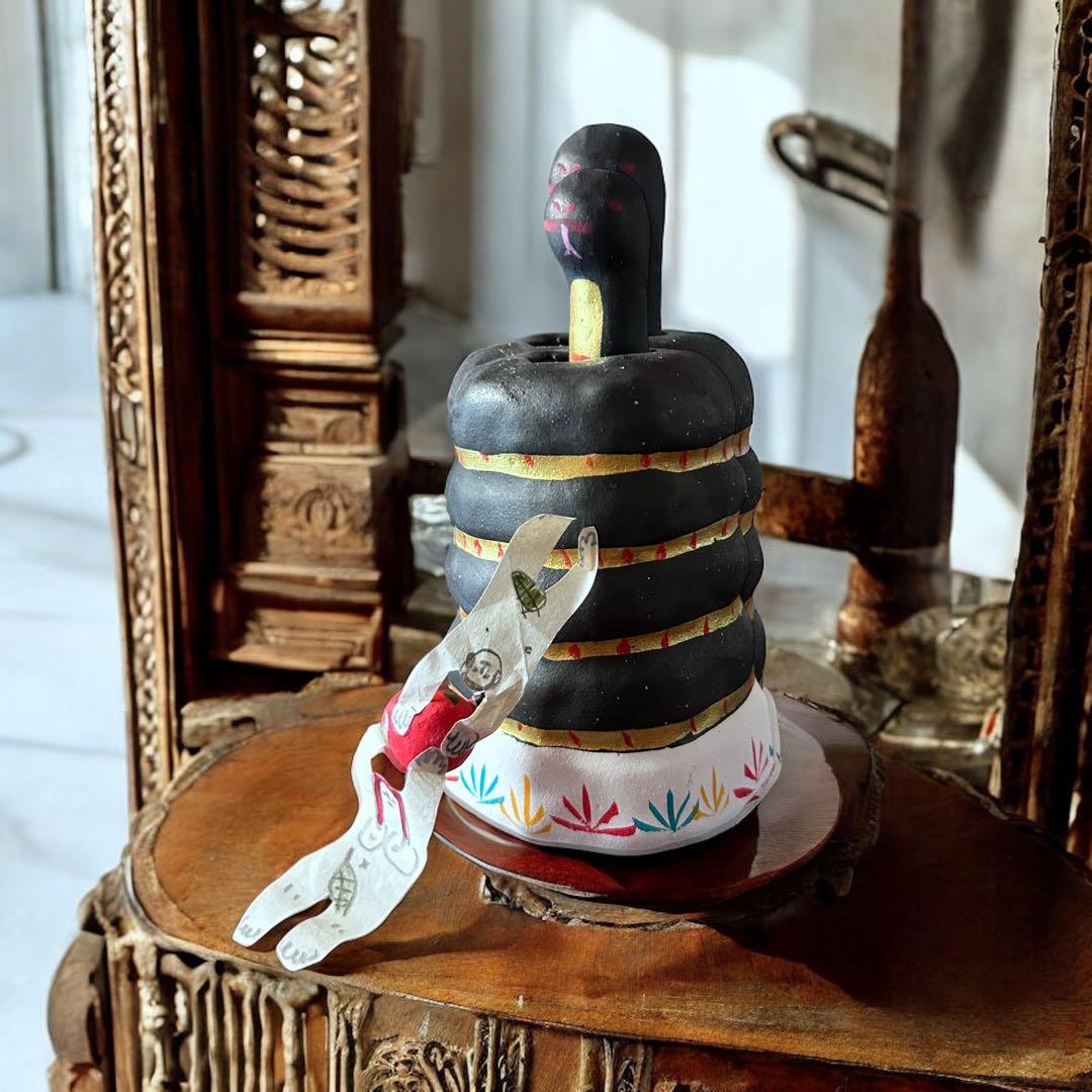 廃盤品 玩具ロードワークス 豊永盛人 琉球張子 巳年 郷土玩具 干支飾り