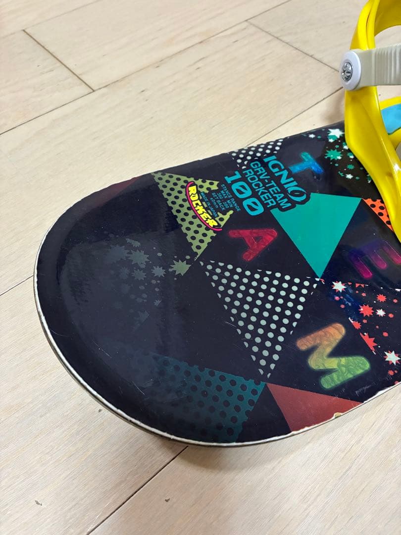 子供用スノーボード3点セット 板100cm ブーツ20cm