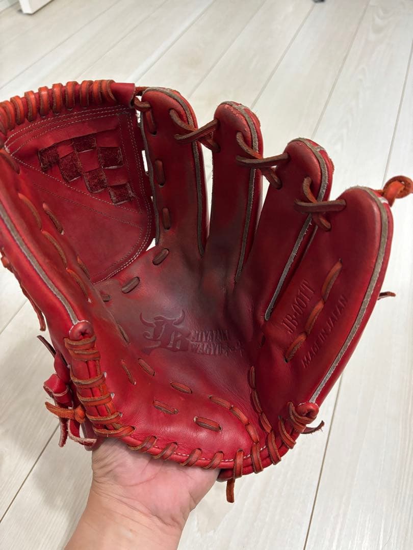 和牛JB 硬式グローブ　　赤