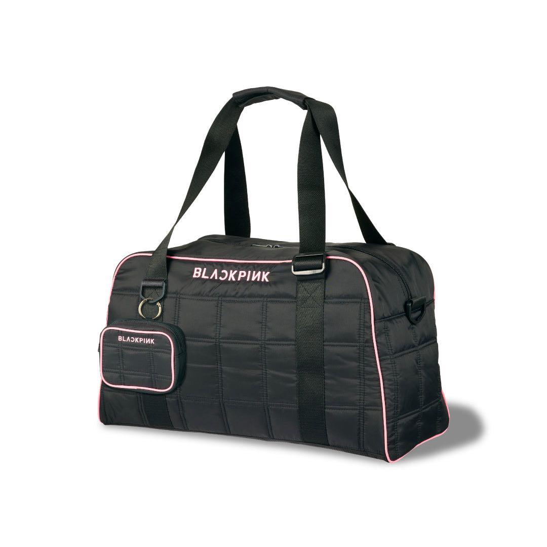 【BLACKPINK】ボストンバッグ&ポーチ ブラックピンク