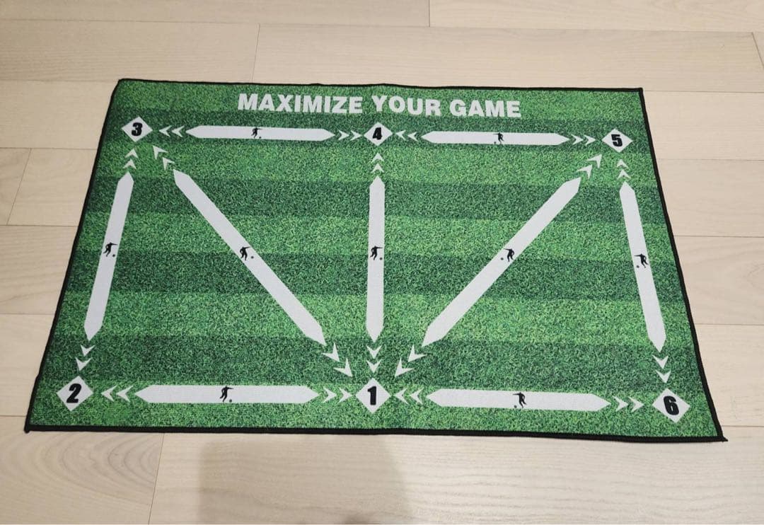 サッカー 室内トレーニング フットサル 練習　60×90 自主練習