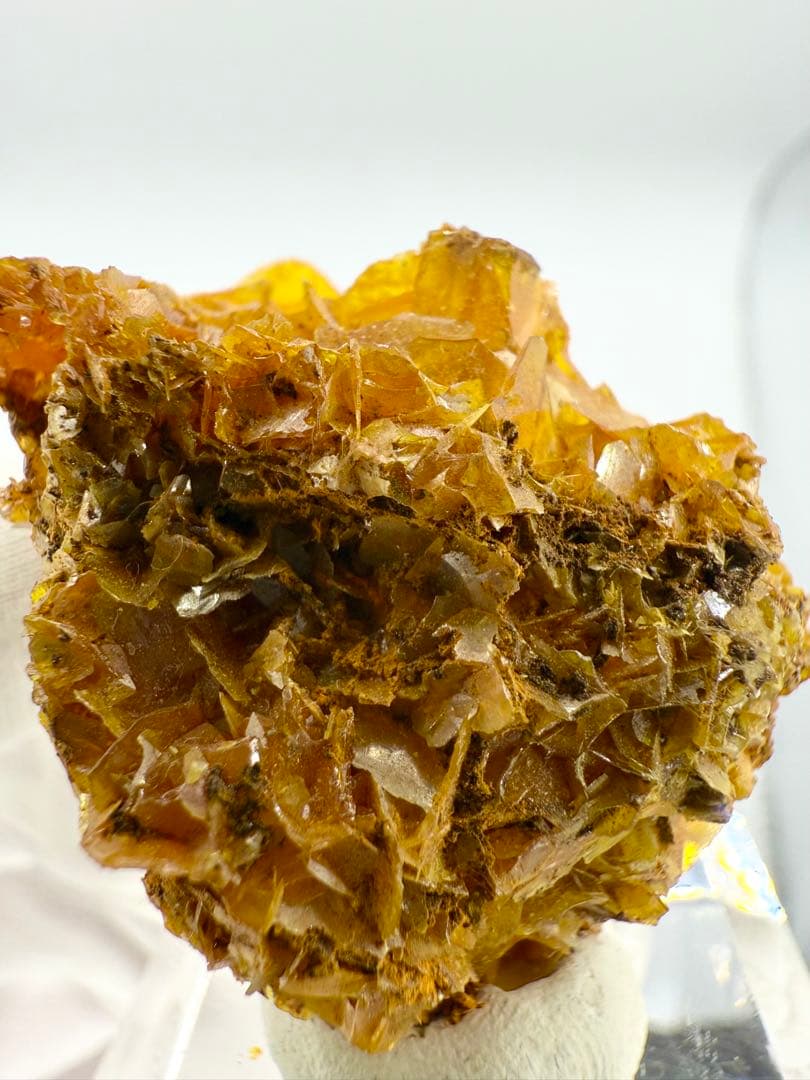 ウルフェナイト　モロッコ産　原石　鉱物標本　水晶　天然石　モリブデン鉛鉱