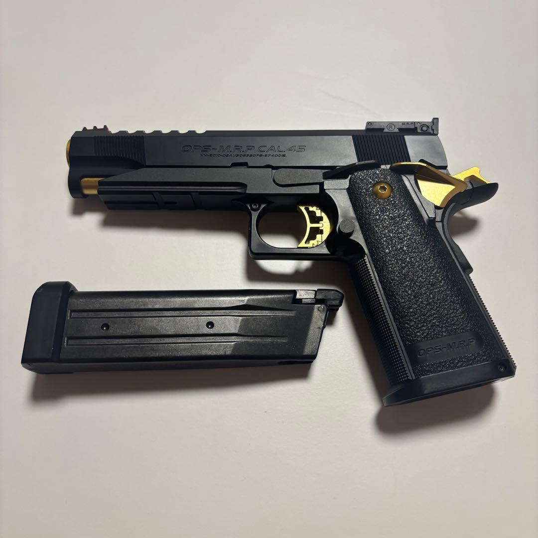 東京マルイ ハイキャパ5.1 ゴールドマッチ ガスブローバック GBB 動作OK