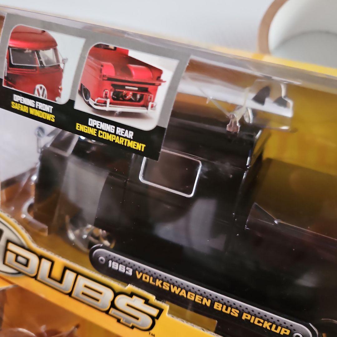 未使用❕1/24 1963 VW BUS PICKUP 黒 REDメタ
