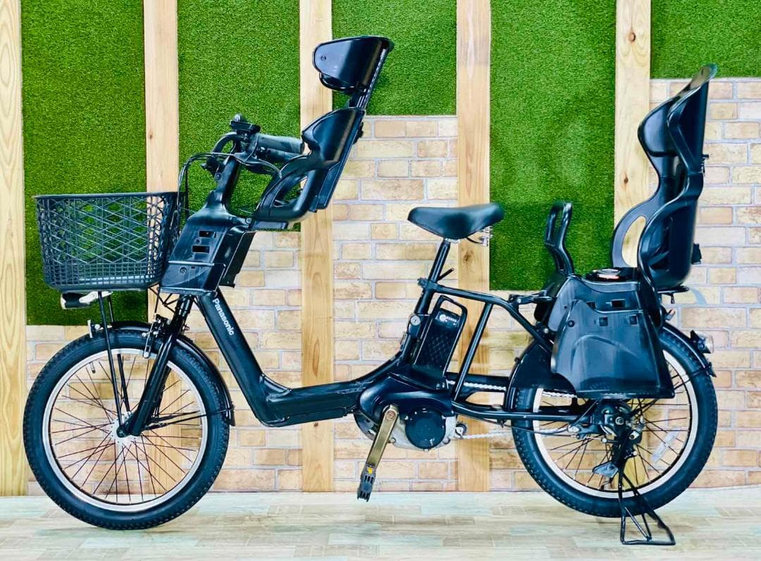 超人気色 王様 ブラック ギュットアニーズ子供乗せ電動アシスト自転車 H2175