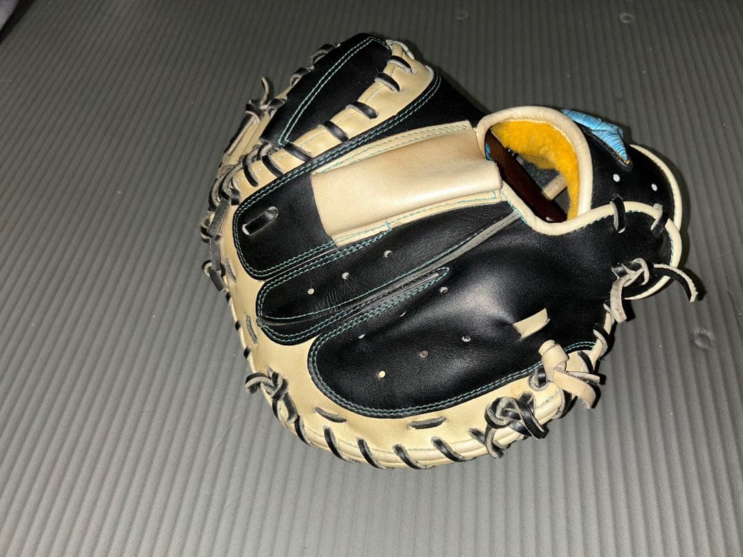 ミズノプロ　オーダー軟式キャッチャーミット　ダイバーシティブルー