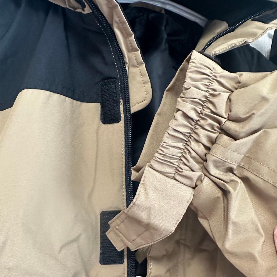 ⭐️新品⭐️ スノーウェア　防寒　ウェア　ベージュ 撥水加工 ジャケット　パンツ