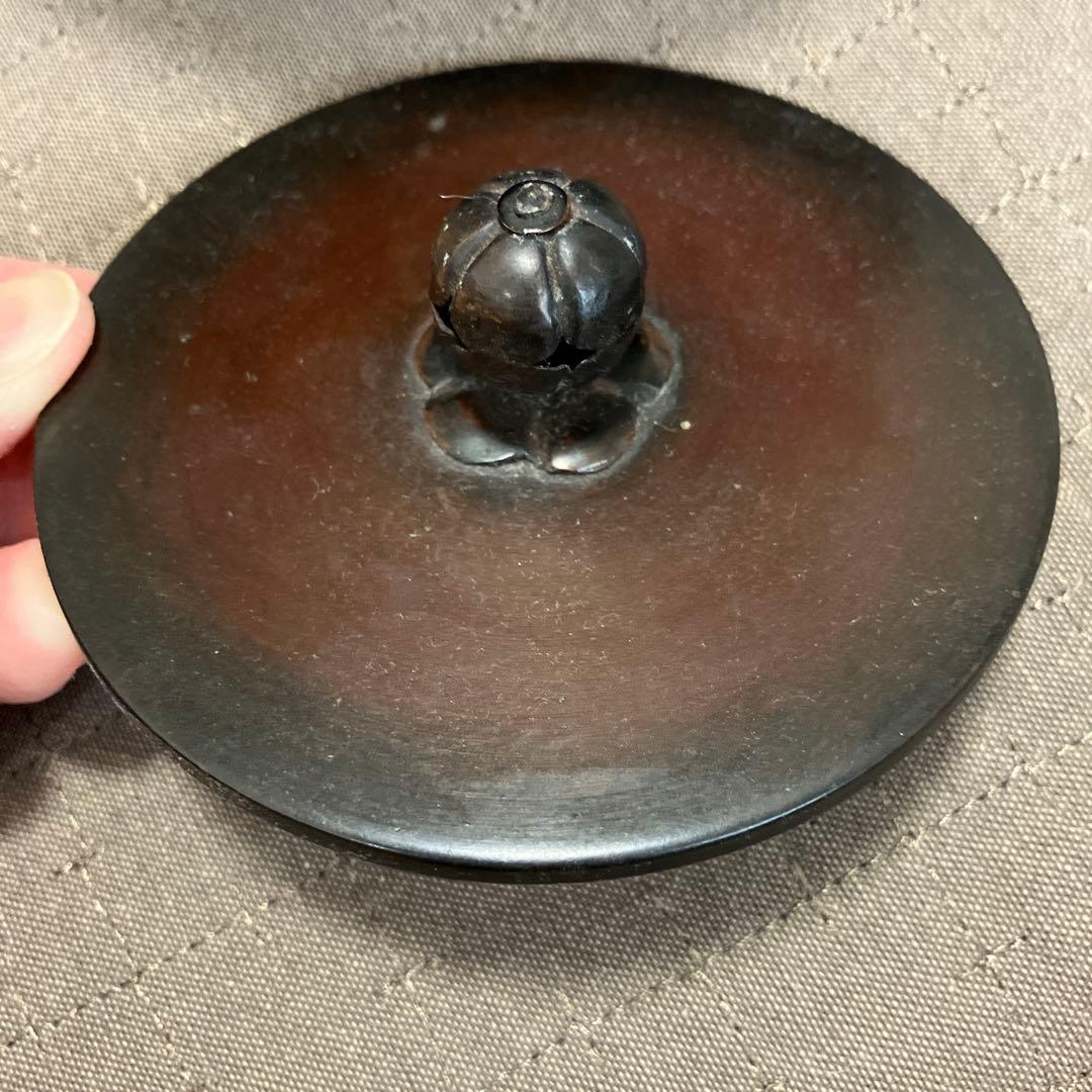 鉄瓶 蓋付き　龍文堂