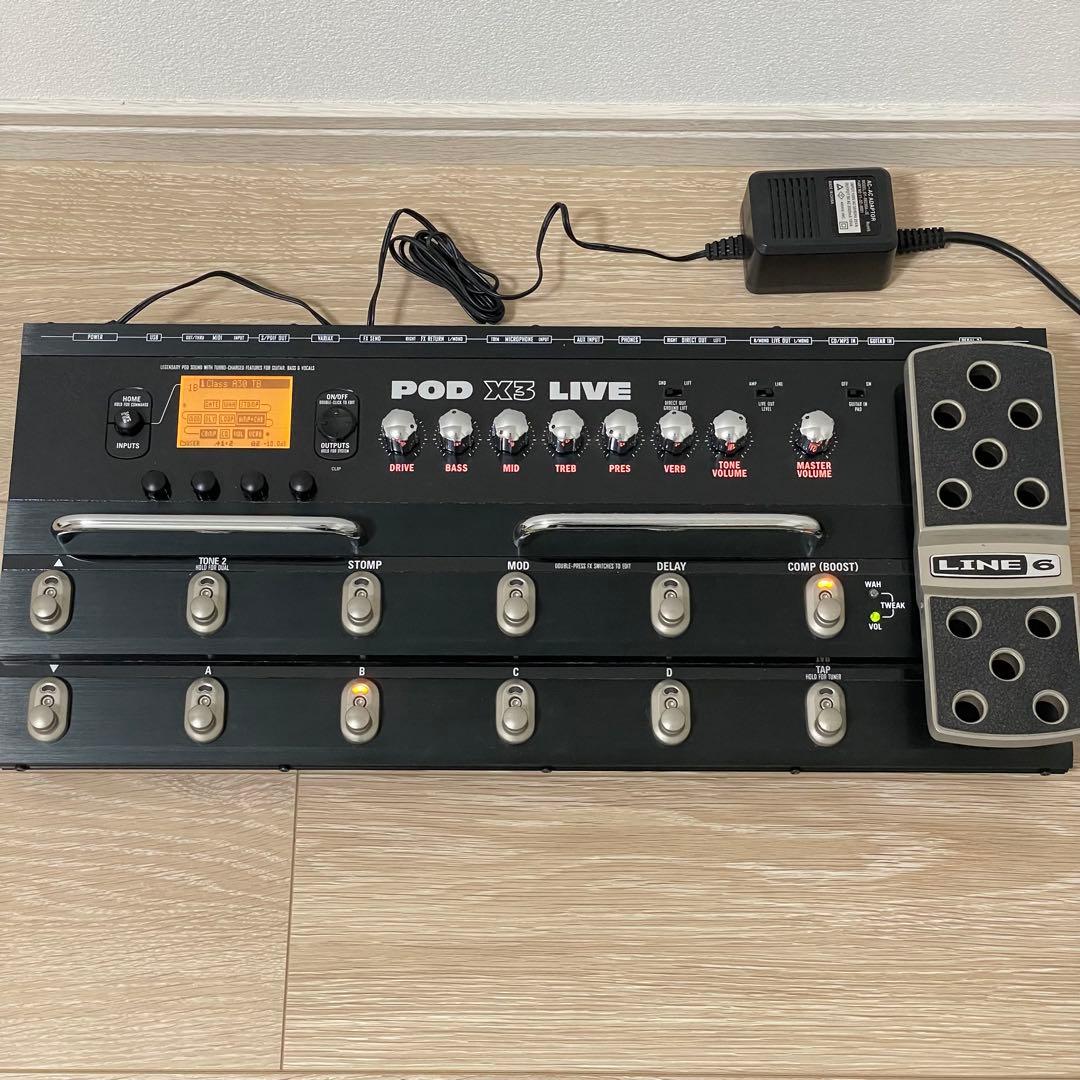 LINE 6 POD X3 Live ギターエフェクター