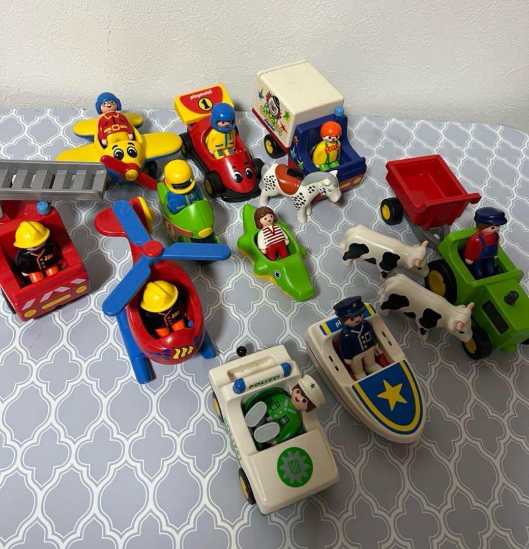 プレイモービル　123 playmobil　乗り物　ハウス　お家　まとめ売り人形