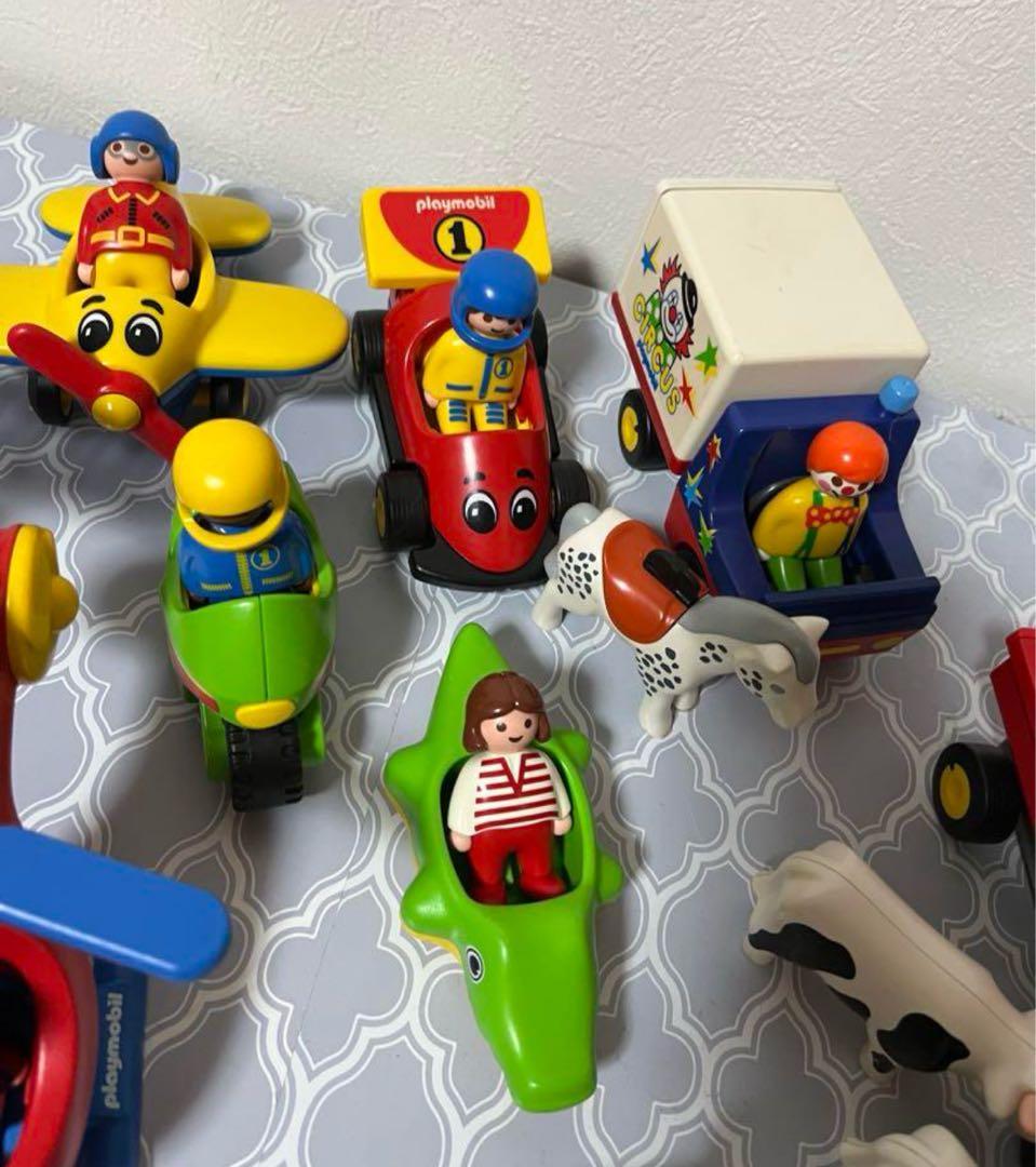 プレイモービル　123 playmobil　乗り物　ハウス　お家　まとめ売り人形