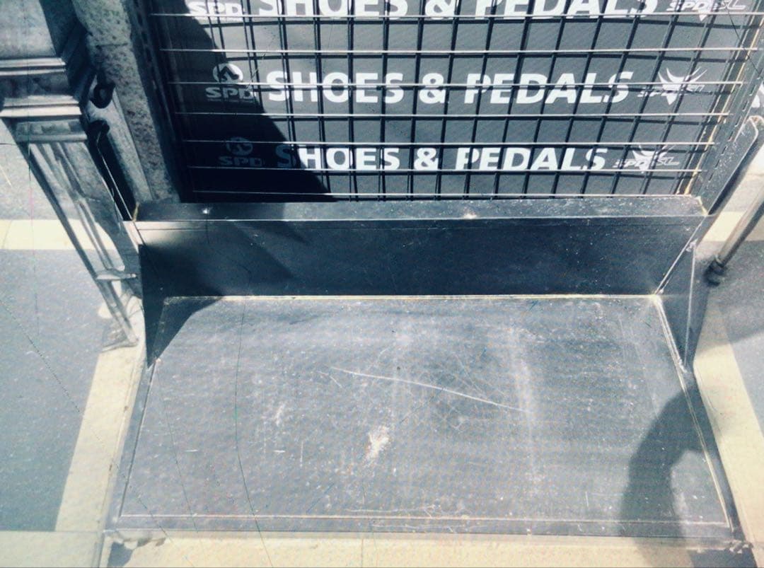 販促非売品 SHIMANO 電飾つき ネットラック 棚什器 ディスプレイスタンド