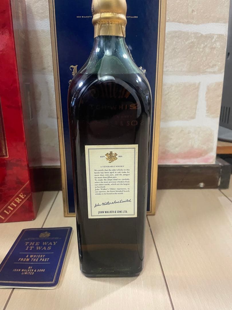 値下げ　希少　ジョニーウォーカー　コニャック