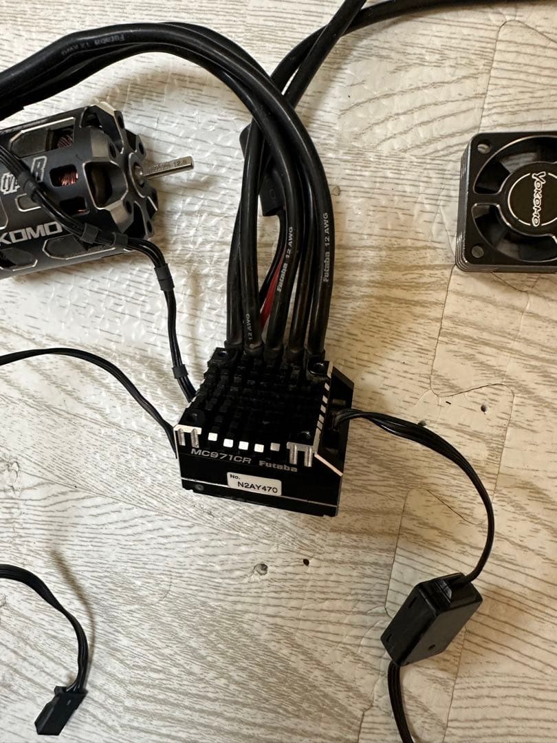 フタバ MC971CR アンプ ヨコモ13.5T チタンシャフト セット