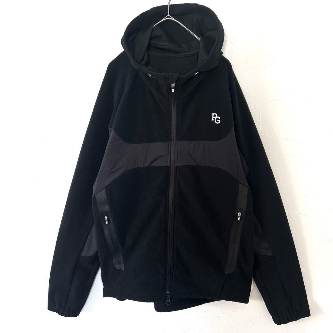 【新品】パーリーゲイツ　セットアップ　異素材mix パーカー　パンツ　メンズ　5