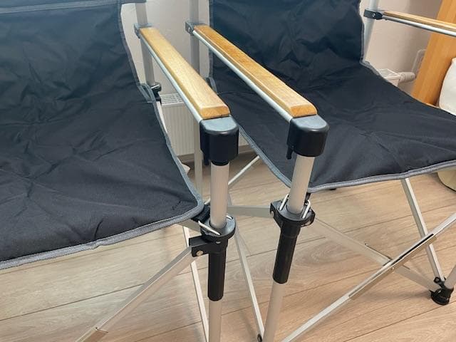 新品　限定色　コールマン スリムキャプテンチェア ブラック　　2脚セット