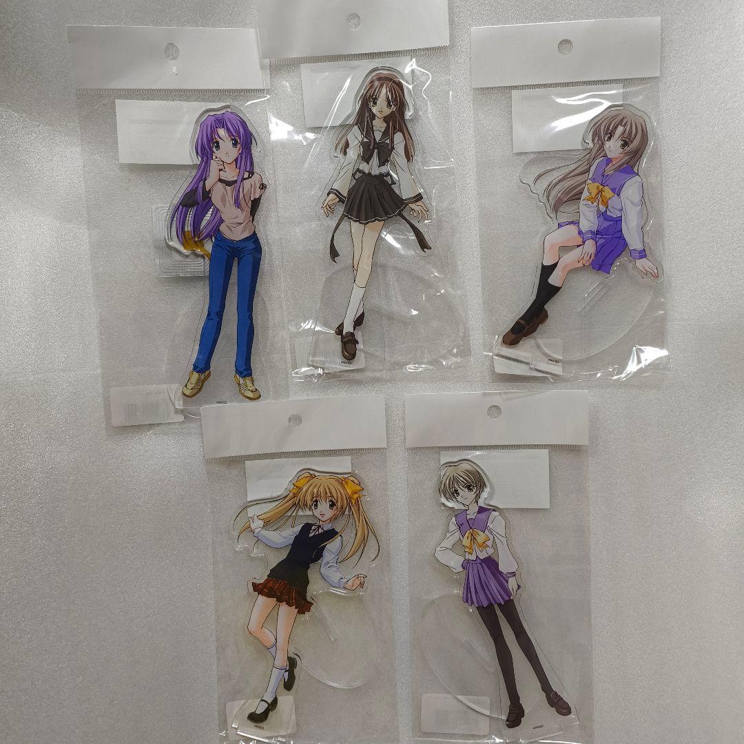 メモリーズオフ アクリルスタンド5個 メモオフ 桧月彩花 双海詩音 伊吹みなも