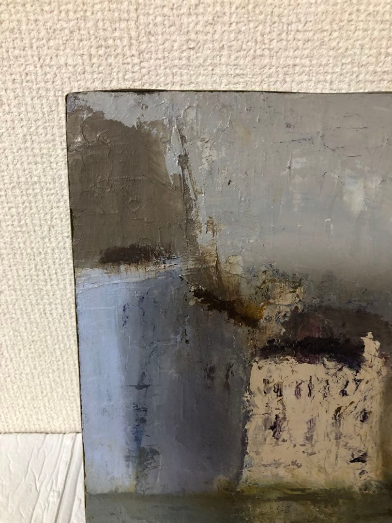 油絵（白い家）Ｆ2