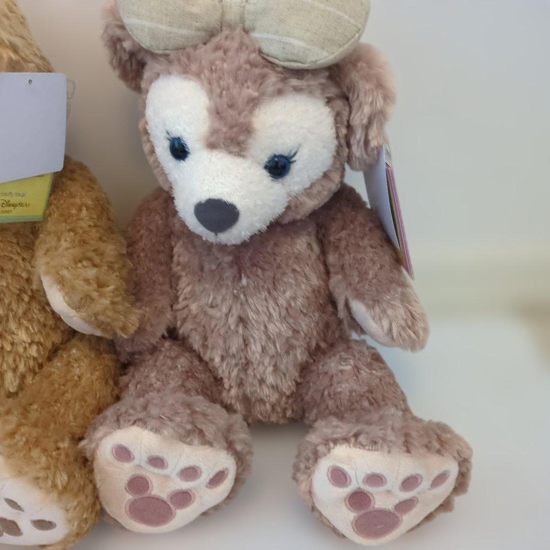 新品タグ付き　ダッフィーとシェリーメイ ぬいぐるみ　２体セット　ディズニー