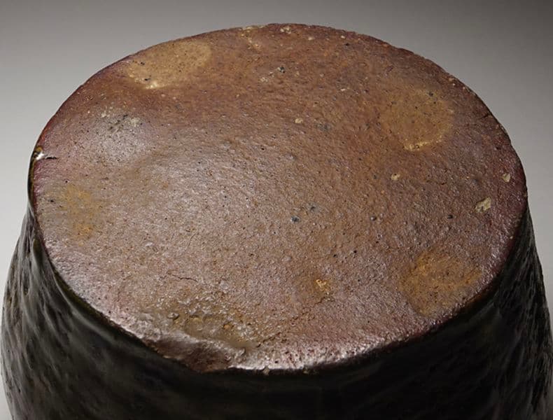 【鎌倉時代後期1185年〜1333年】国焼茶陶 常滑不識壷 水指 時代箱 茶道具