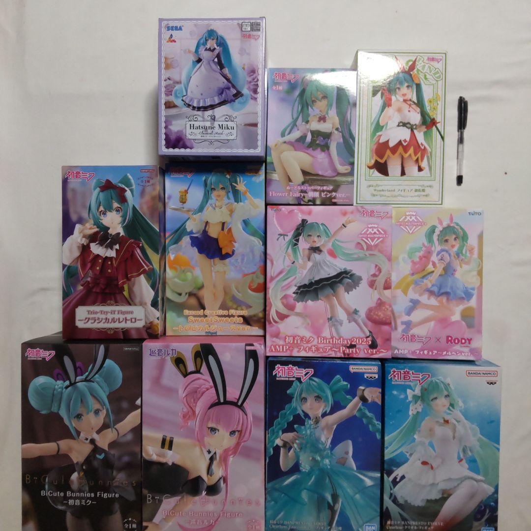 初音ミク 巡音ルカ プライズ景品 フィギュア 11体セット