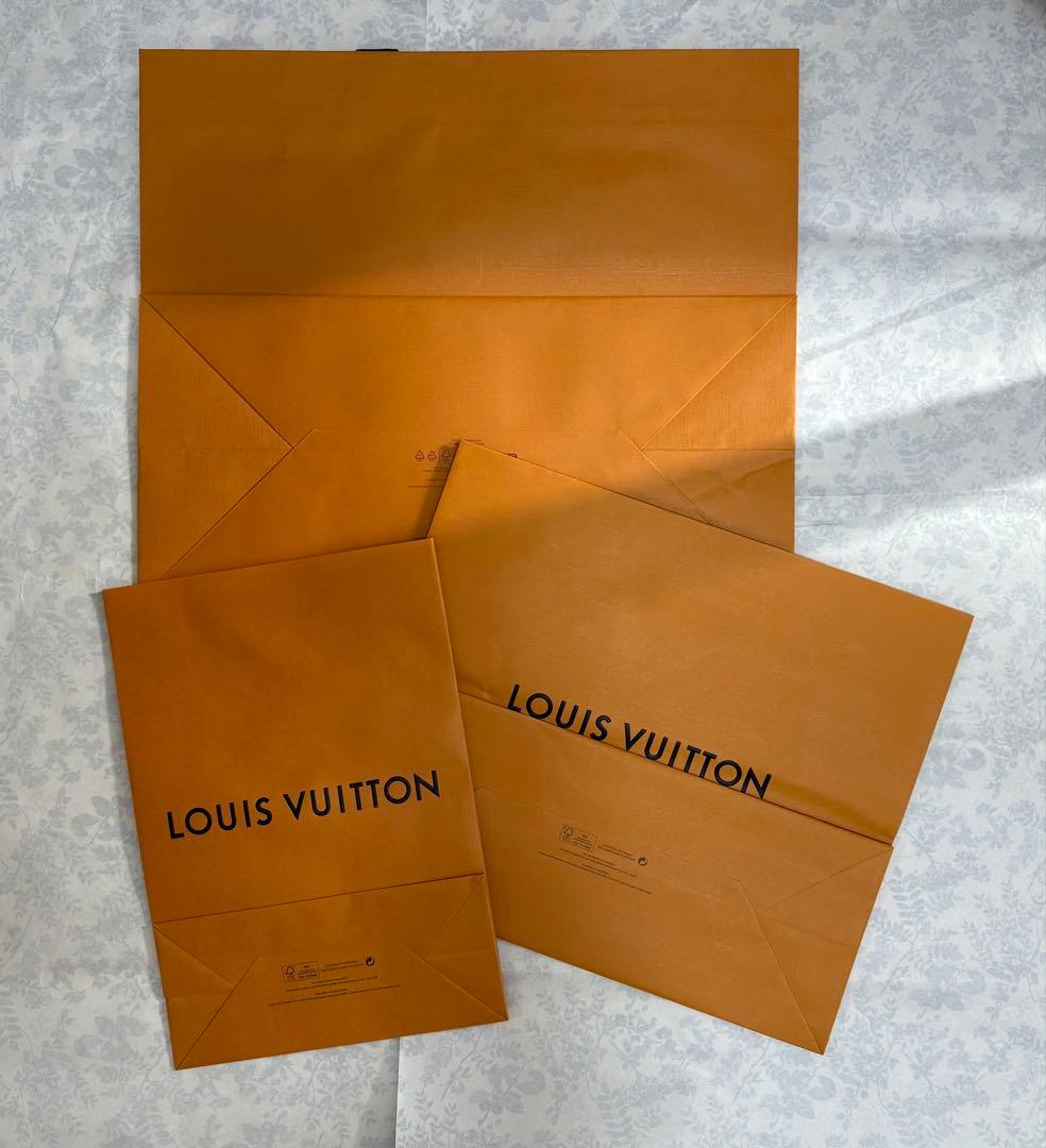 まとめ売り、LOUIS VUITTON ショップ袋 3サイズセット　全部20枚