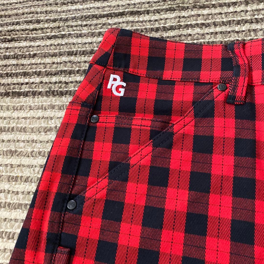 新品タグ付き　パーリゲイツ　ショートパンツ　レディース　Sゴルフウェア チェック