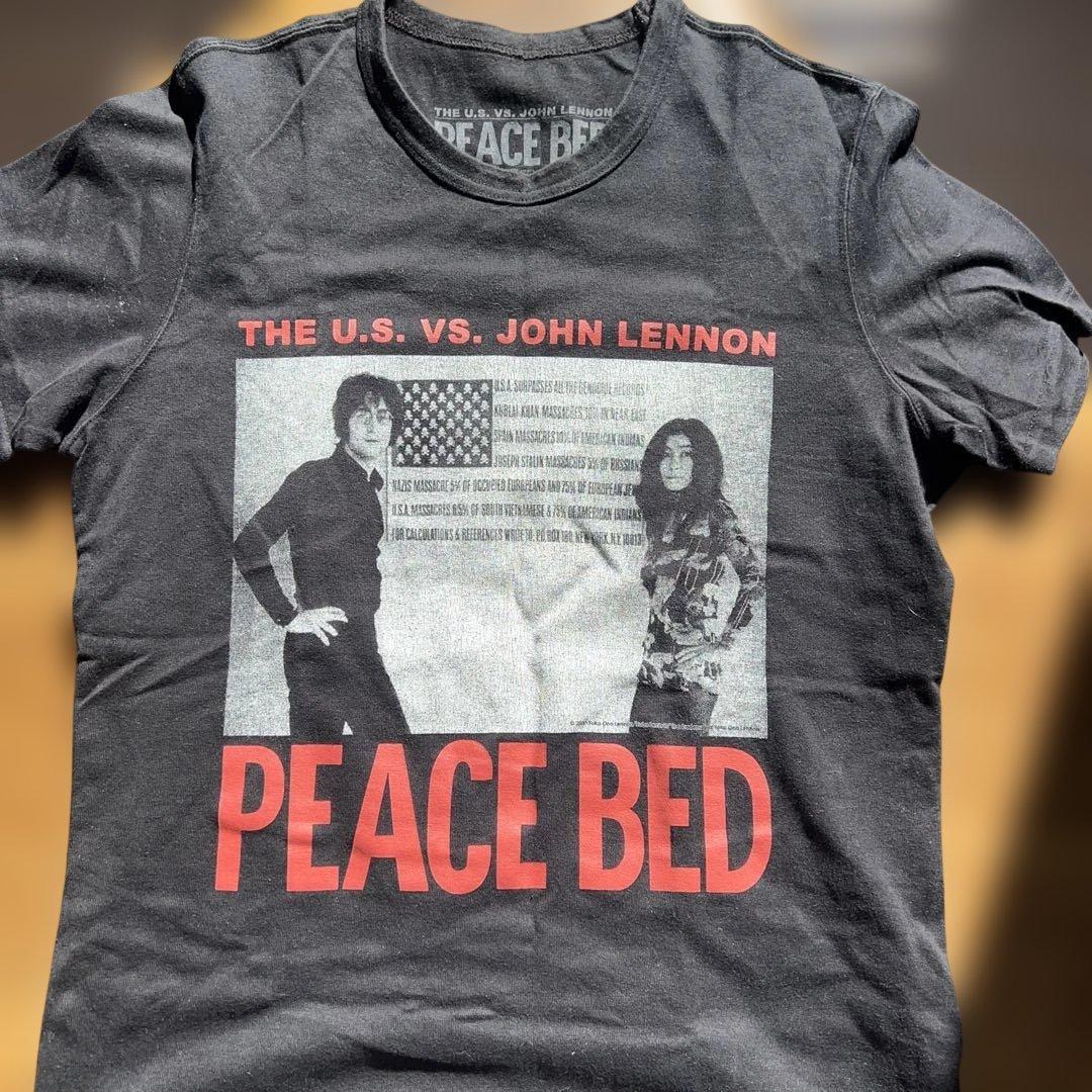 ジョン・レノン PEACE BED Tシャツ、マスターマインド日本製