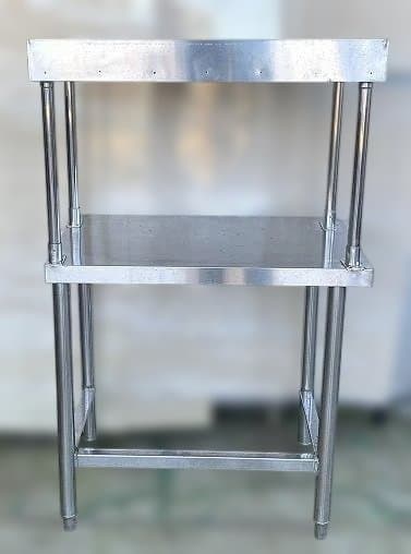 業務用2段ステンレス製収納棚 ワークテーブル 厨房 キッチン 置き棚
