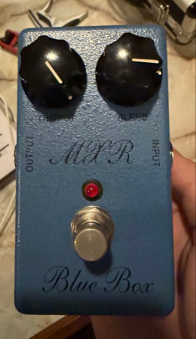 MXR Blue Box スクリプトロゴ オクターブファズ