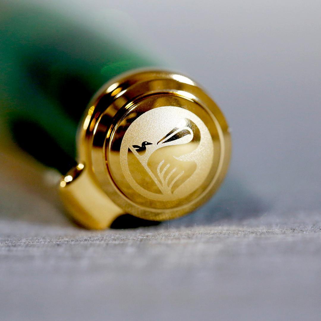 【限定品】ペリカン 万年筆 Ｍ８００ デモンストレーター グリーン