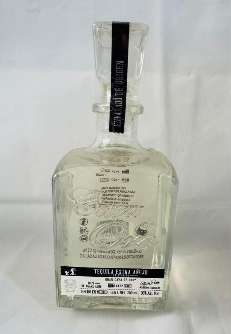 Cava de Oro Tequila Extra Añejo 750ml