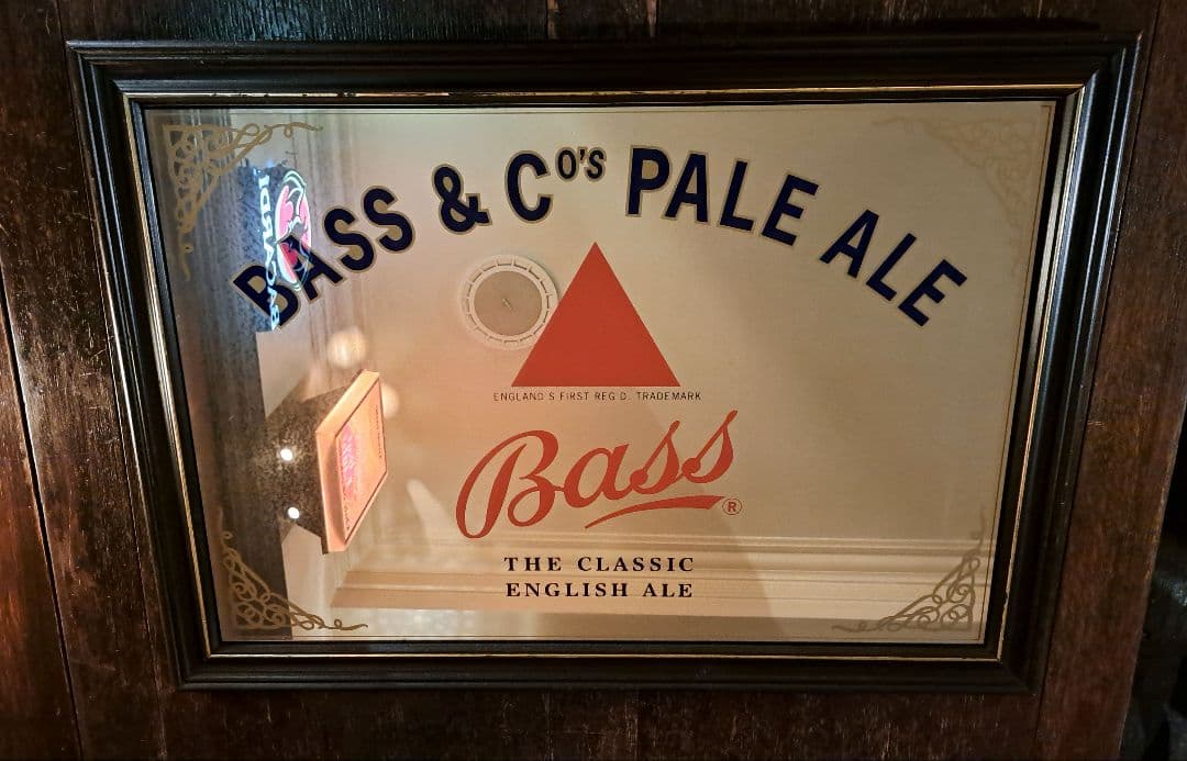 【最終値下げ】バスペールエール　パブミラー　ヴィンテージ