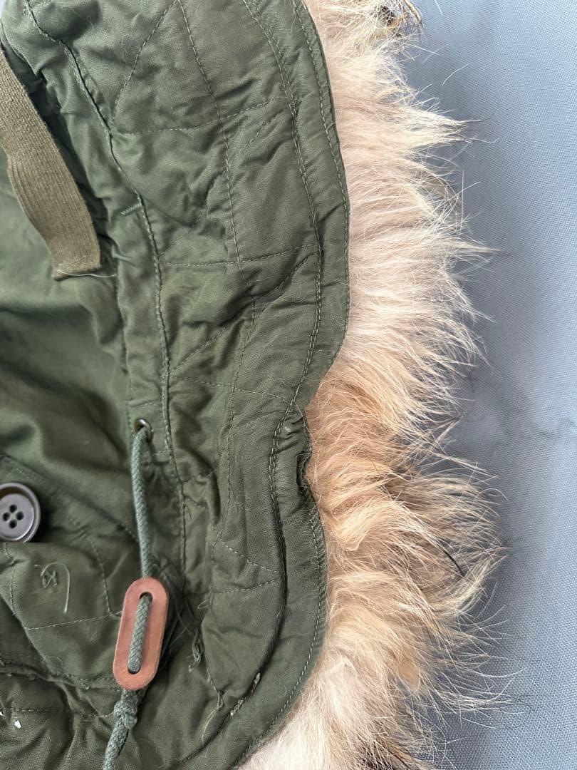 M-51 パーカー用フード　ワイヤー折れ2箇所