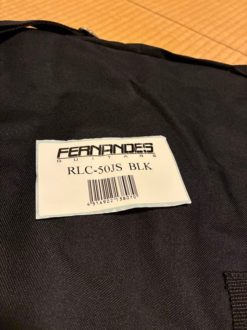 レスポールスタイル エレキギター ブラック フェルナンデスbruny