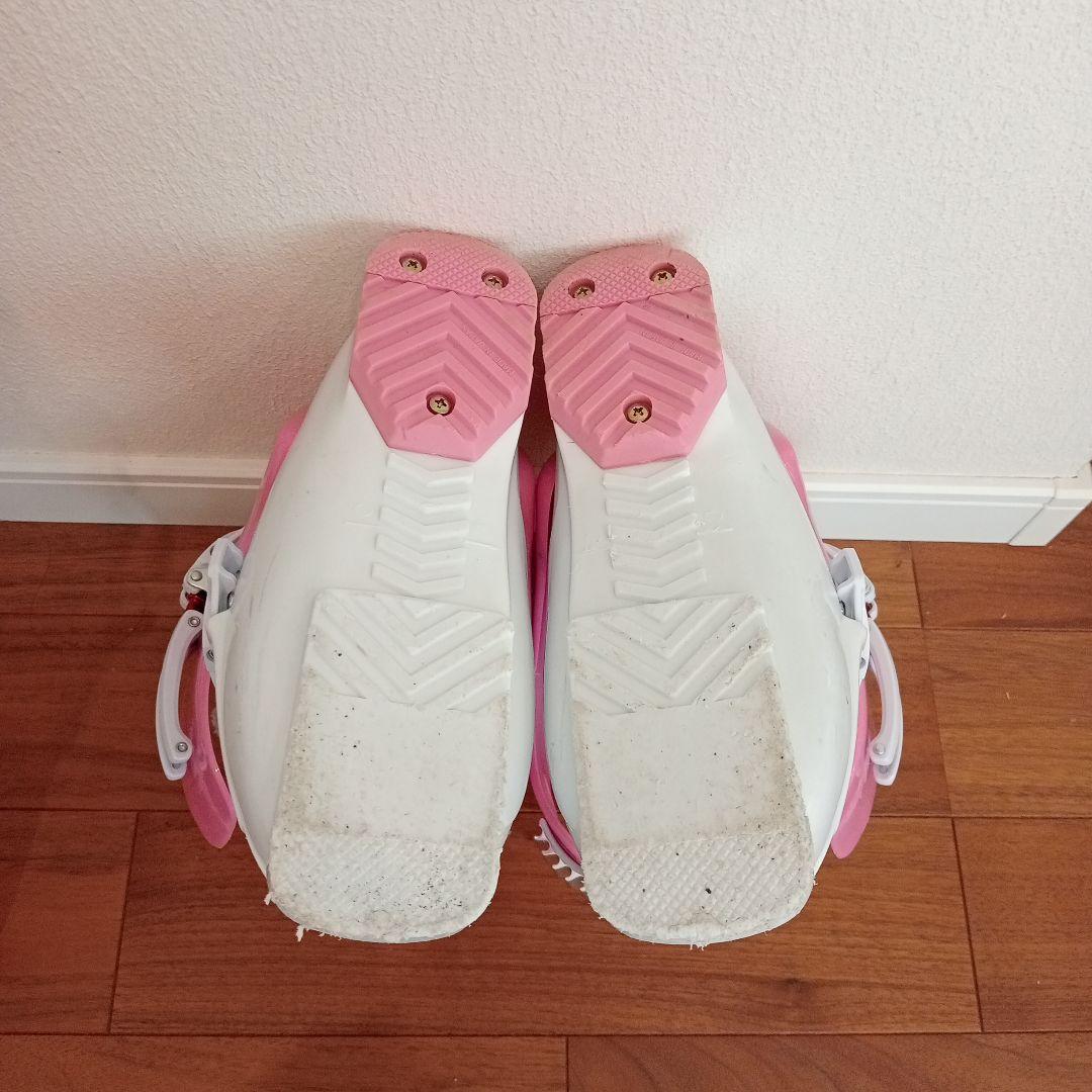 スキー板120センチ、ブーツ22センチのセット