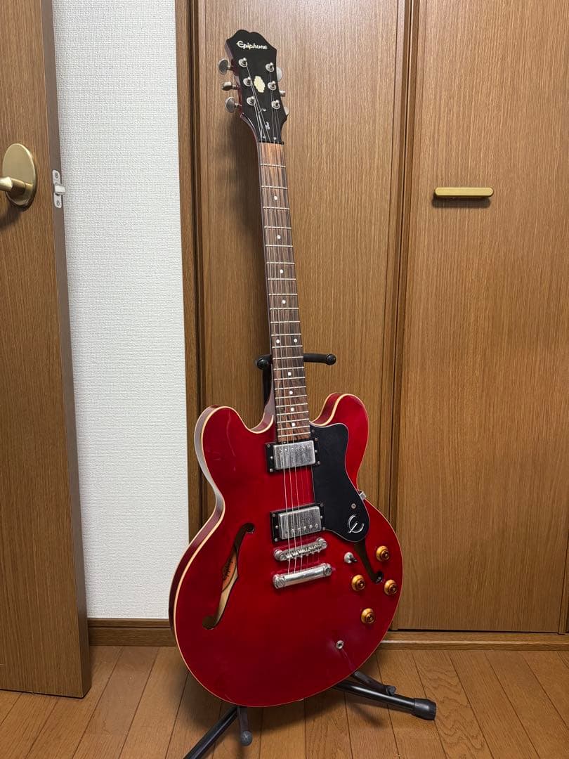 Epiphone ES-335 Dot Cherry【ストラップ・ケース付属】