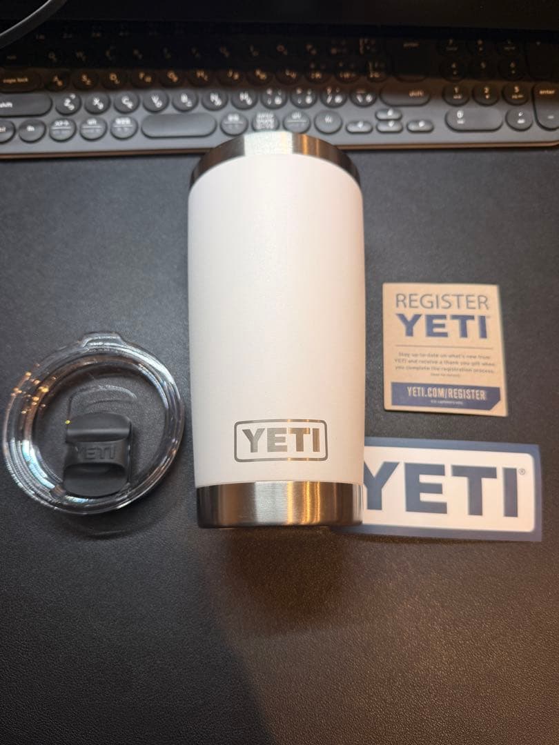 YETI タンブラー ホワイト テキサス限定デザイン 20oz