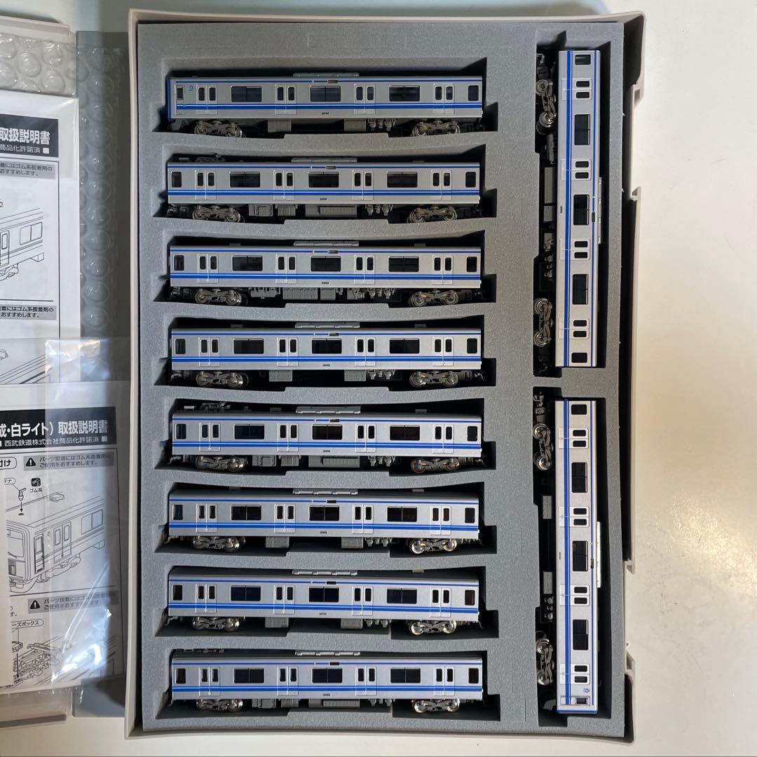 グリーンマックス 西武20000系池袋線・20102編成・白ライト 10両セット