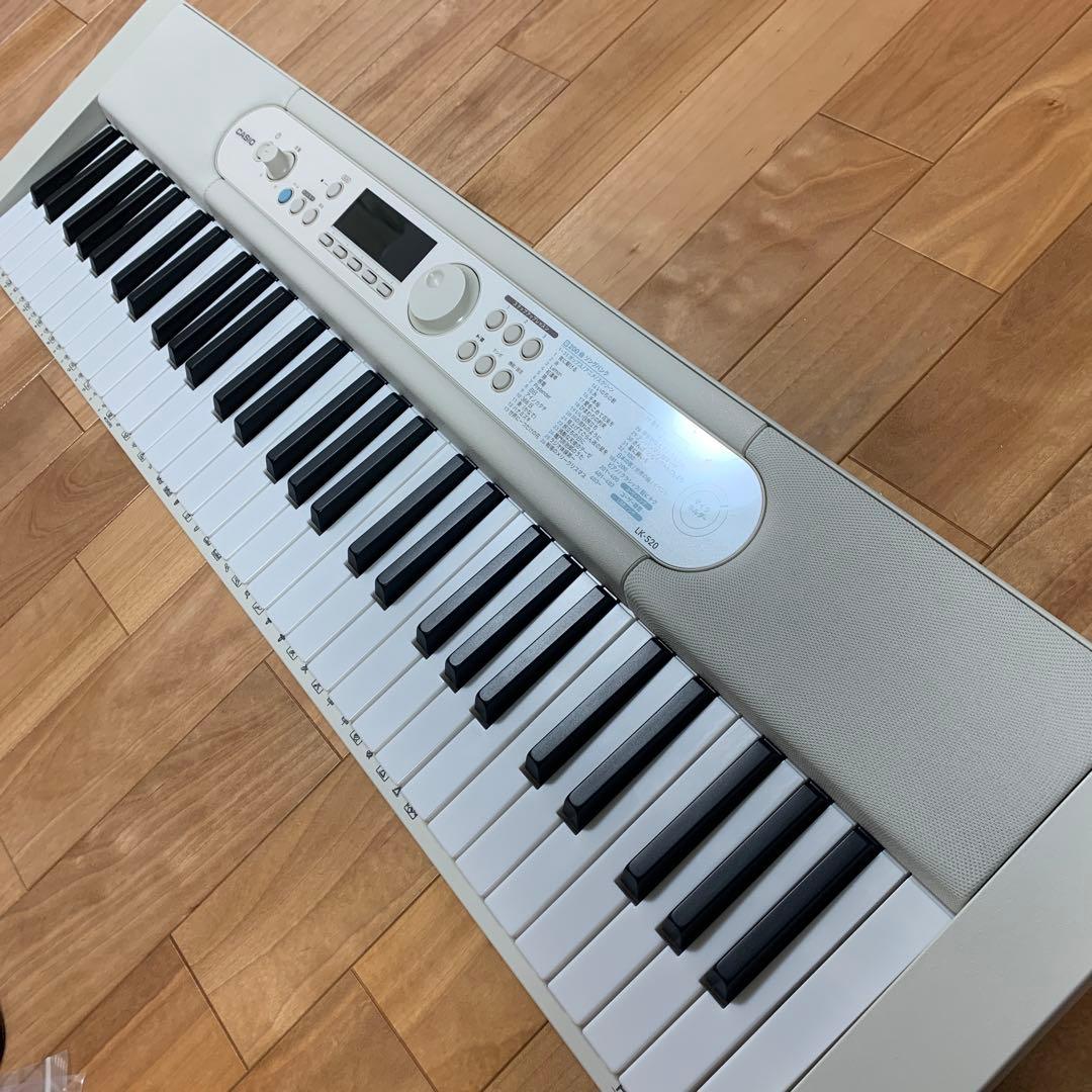 極美品★CASIO Casiotone 光ナビゲーションLK-520