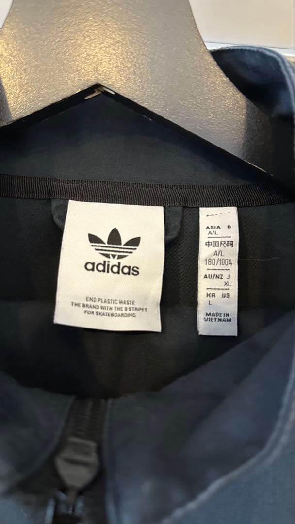 adidas セットアップ　ジャージ　L M グレー