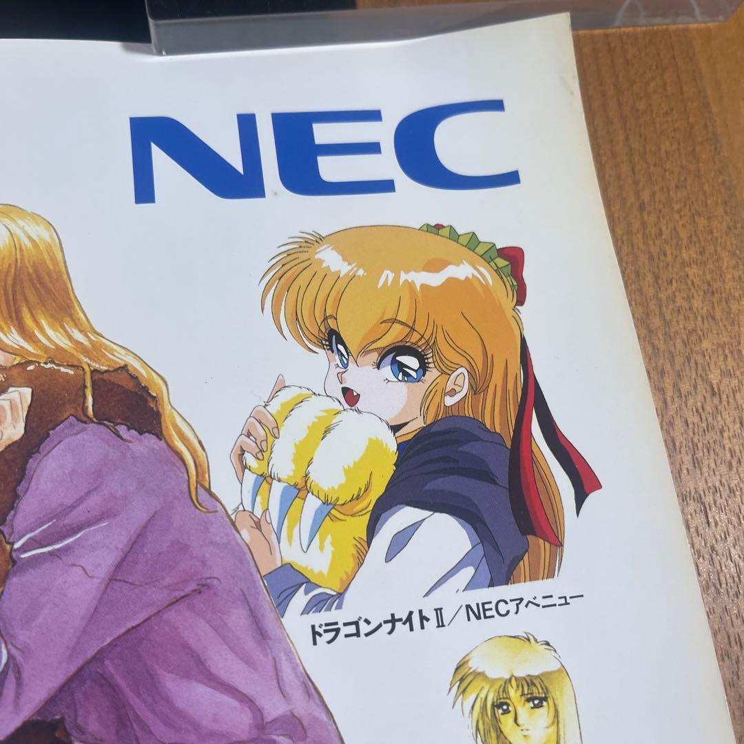 NEC PCエンジンデュオ　ソフトの店頭販促ポスター　当時物